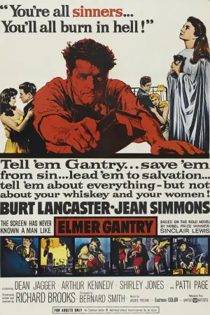 Poster to the movie "Elmer Gantry" #659411
