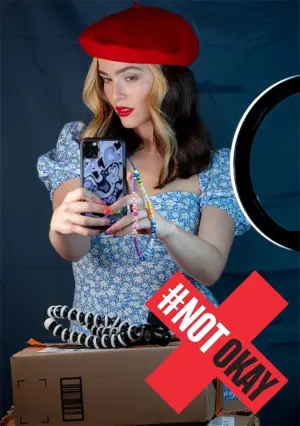 Poster to the movie "Not Okay" #286102