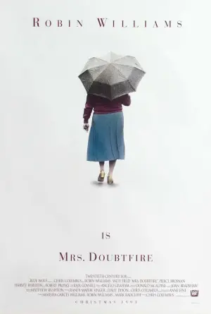 Poster to the movie "Mrs. Doubtfire" #86485