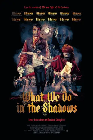 Poster to the movie "What We Do in the Shadows" #808348