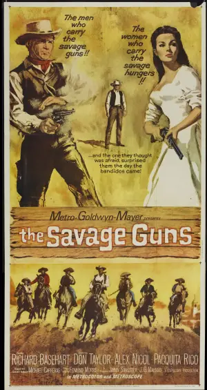 Poster to the movie "The Savage Guns" #716658