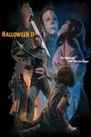 Poster to the movie "Halloween II" #709064