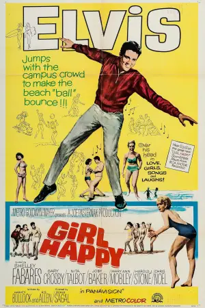 Poster to the movie "Girl Happy" #677638