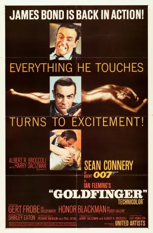Poster to the movie "Goldfinger" #222837