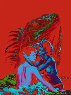 Poster to the movie "A Lizard in a Woman