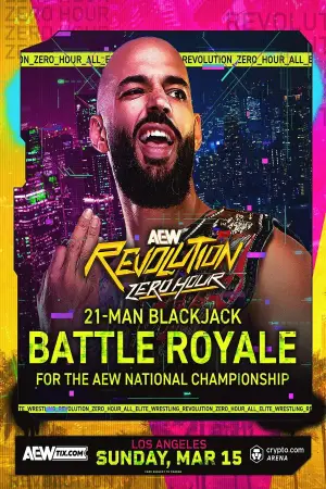 Poster to the movie "AEW Revolution 2026: Zero Hour" #783160