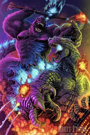 Poster to the movie "King Kong vs. Godzilla" #935491