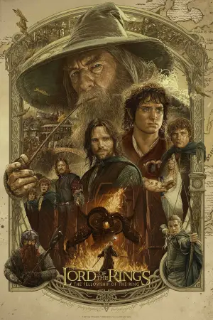 Poster to the movie "The Lord of the Rings: The Fellowship of the Ring" #515744