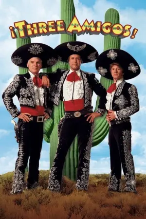 Poster to the movie "¡Three Amigos!" #290373