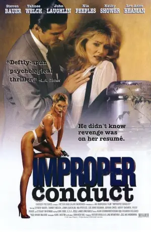 Poster to the movie "Improper Conduct" #946381