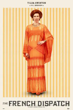 Poster to the movie "The French Dispatch" #654971