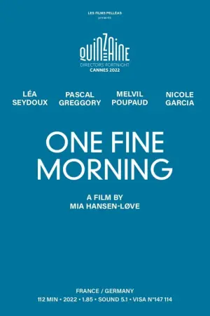 Poster to the movie "One Fine Morning" #341254
