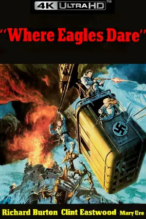 Poster to the movie "Where Eagles Dare" #717333