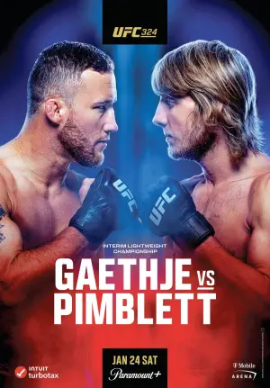 Movie poster "UFC 324: Gaethje vs. Pimblett"