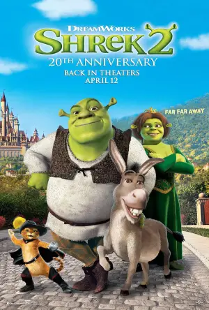 Poster to the movie "Shrek 2" #585283