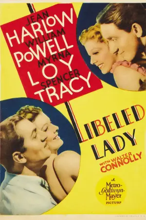 Poster to the movie "Libeled Lady" #706529