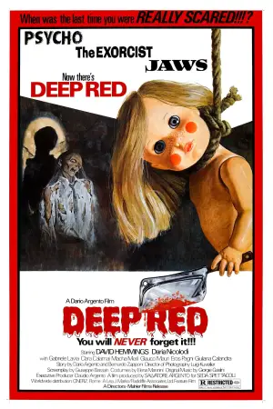 Poster to the movie "Deep Red" #754292