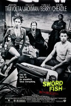 Poster to the movie "Swordfish" #680321