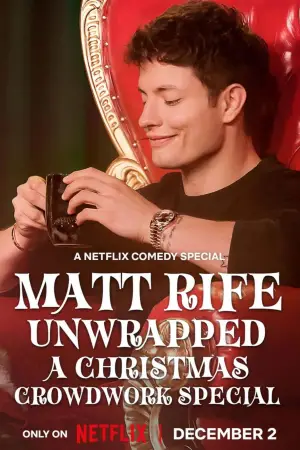 Poster to the movie "Matt Rife: Unwrapped - A Christmas Crowd Work Special" #690979