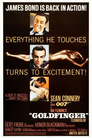 Poster to the movie "Goldfinger" #621101