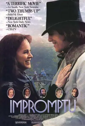 Poster to the movie "Impromptu" #647234