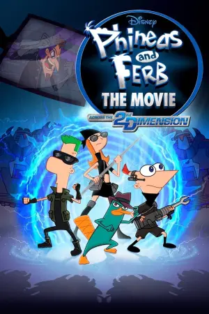 Poster to the movie "Phineas and Ferb The Movie: Across the 2nd Dimension" #91437