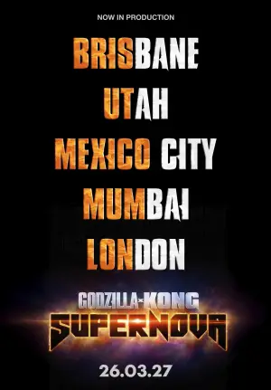 Poster to the movie "Godzilla x Kong: Supernova" #783414