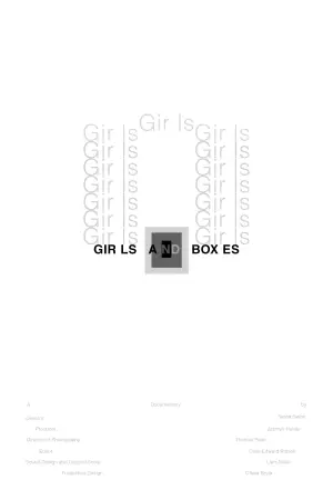 Poster to the movie "Girls and Boxes" #542611
