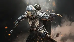 Backdrop to the movie "The Mandalorian & Grogu" #813415