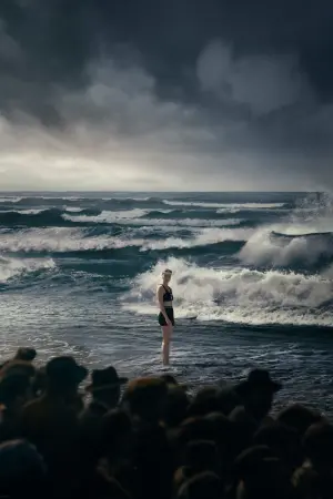 Poster to the movie "Young Woman and the Sea" #472541