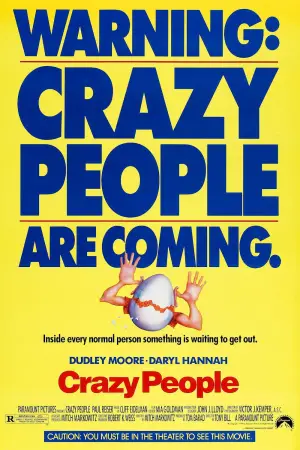 Poster to the movie "Crazy People" #665890