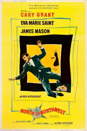 Poster to the movie "North by Northwest" #672559