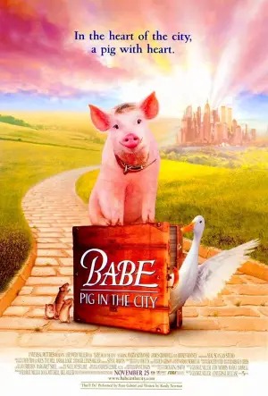 Poster to the movie "Babe: Pig in the City" #937419