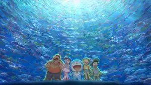Backdrop to the movie "Doraemon the Movie: New Nobita and the Castle of the Undersea Devil" #801336