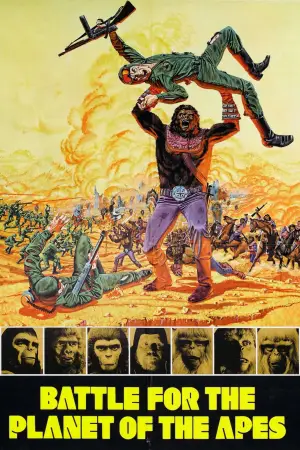 Poster to the movie "Battle for the Planet of the Apes" #873731