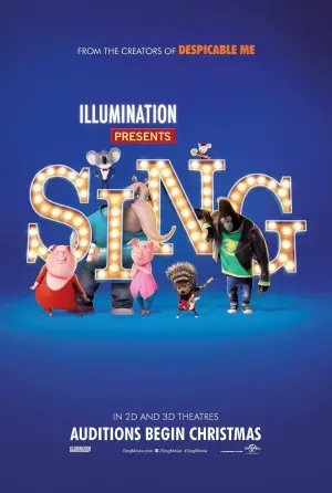 Poster to the movie "Sing" #771800