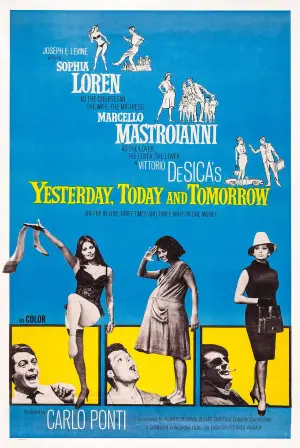 Poster to the movie "Yesterday, Today and Tomorrow" #535749