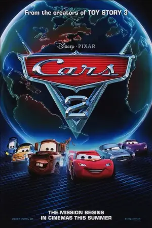 Poster to the movie "Cars 2" #586155