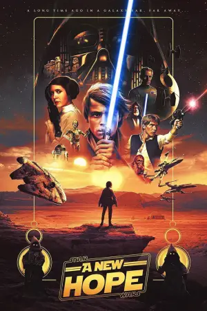 Poster to the movie "Star Wars" #546973