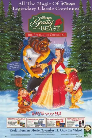 Poster to the movie "Beauty and the Beast: The Enchanted Christmas" #748113