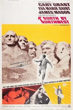 Poster to the movie "North by Northwest" #672556