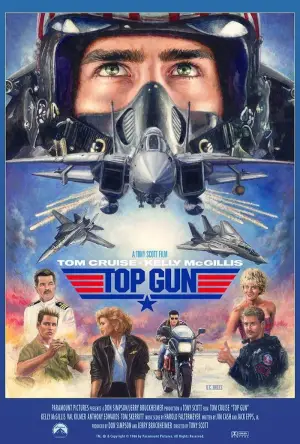Poster to the movie "Top Gun" #580572