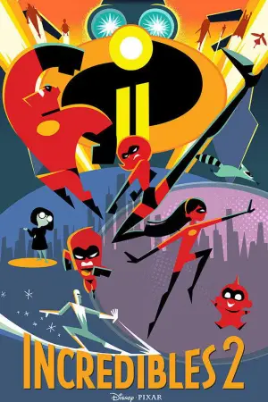 Poster to the movie "Incredibles 2" #624717