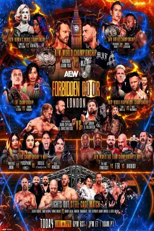 Poster to the movie "AEW x NJPW: Forbidden Door 2025" #671460