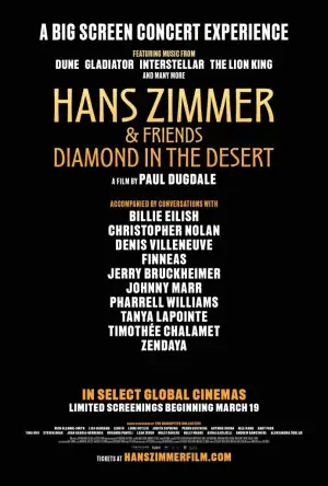 Poster to the movie "Hans Zimmer & Friends: Diamond in the Desert" #782361