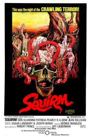 Poster to the movie "Squirm" #727693