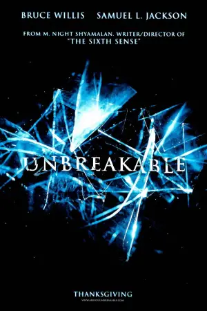 Poster to the movie "Unbreakable" #695360