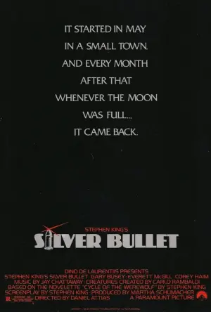 Poster to the movie "Silver Bullet" #127559