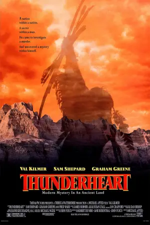 Poster to the movie "Thunderheart" #687225