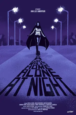 Poster to the movie "A Girl Walks Home Alone at Night" #260443